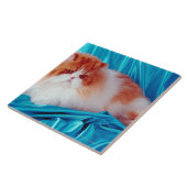 Perzische kat tegeltje (Zijkant)