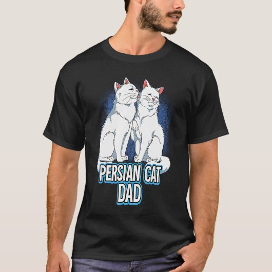 Perzische Kat Vader T-shirt (Voorkant)