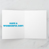 Perzische kat verjaardagsfeestje kaart (Binnen)