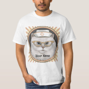 Perzische Kat Verpleegster  T-shirt