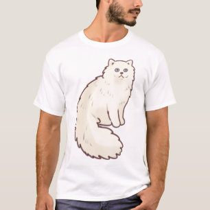Perzische kat Verrukking � Leuke Dierlijke Kunst T-shirt
