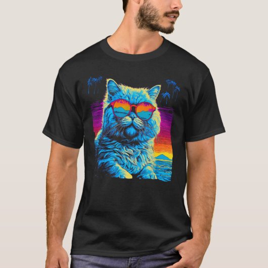 Perzische Kat Zomer T-shirt (Voorkant)