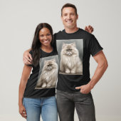 Perzische Kat's Beauty Portret T-shirt (Unisex)
