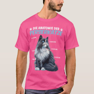 Perzische katten De anatomie van de Perzische kat T-shirt