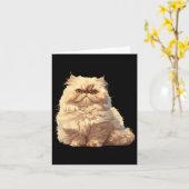 Perzische katten Perzische kat Kaart (Gele Bloem)
