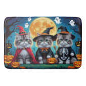 Perzische katten pompoen Halloween grappig Badmat (Voorkant)