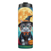Perzische katten pompoen Halloween grappig Thermosbeker (Voorkant)