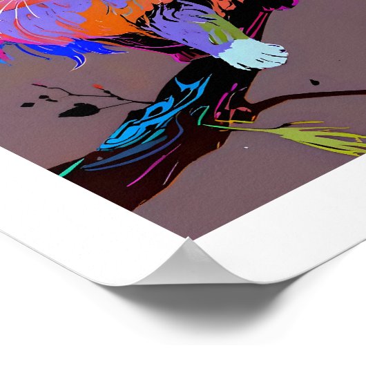 Perzische katten Regel Poster (Hoek)