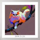 Perzische katten Regel Poster (Voorkant)