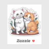Perzische katten sticker (Vel)