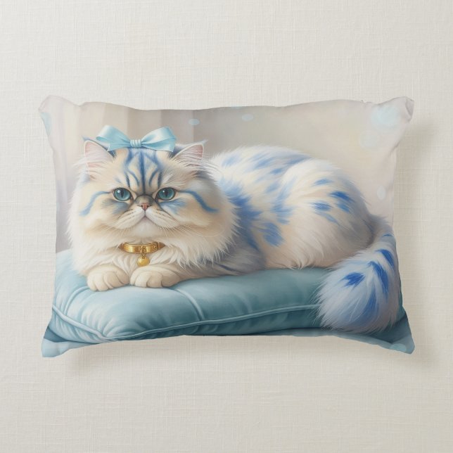 Perzische kattenkussen accent kussen (Voorkant)