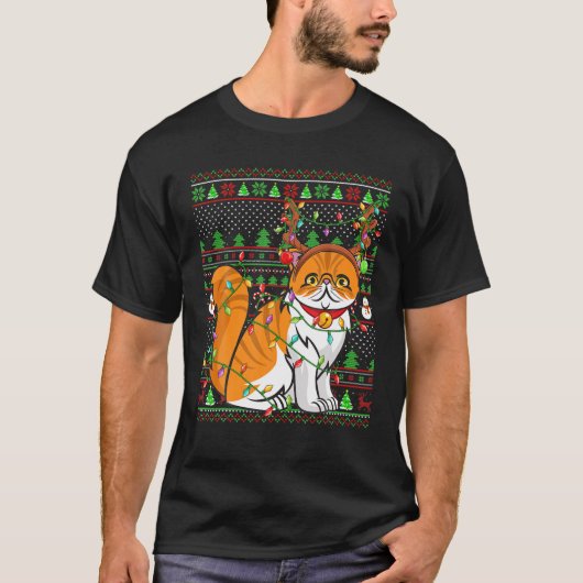 Perzische kattenloverfamilie komt overeen met een  t-shirt (Voorkant)