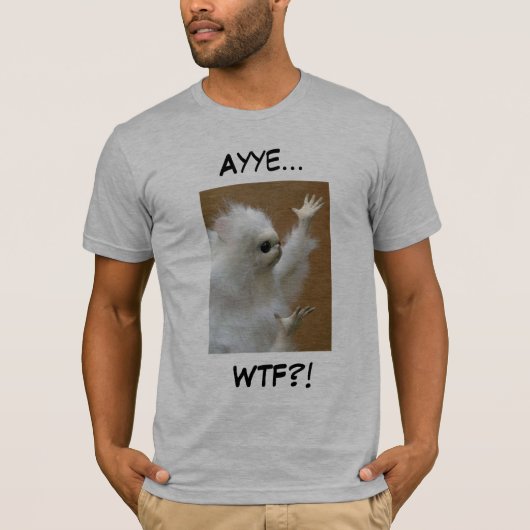 Perzische kattenmeme Ayye WTF shirt (Voorkant)