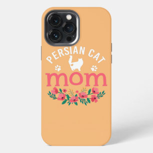 Perzische kattenmoeder liefhebber cadeaus vrouwen iPhone 13 pro max hoesje