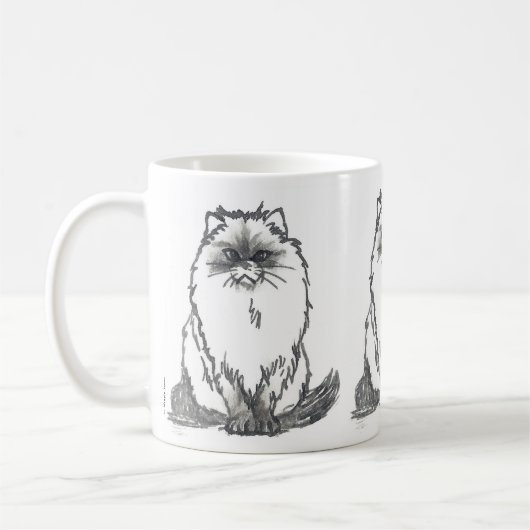 Perzische kattenMok door Nicole Janes Koffiemok (Links)