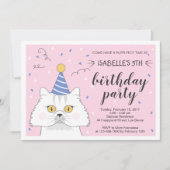 Perzische kattenpootaardappel Confetti Birthday Kaart (Voorkant)