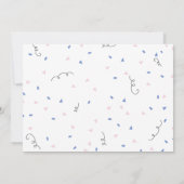 Perzische kattenpootaardappel Confetti Birthday Kaart (Achterkant)