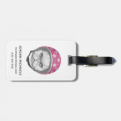 Perzische kattenrijder | Jouw namen toevoegen Bagagelabel (Achterkant horizontaal)