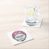 Perzische kattenrijder kartonnen onderzetters (Insitu)