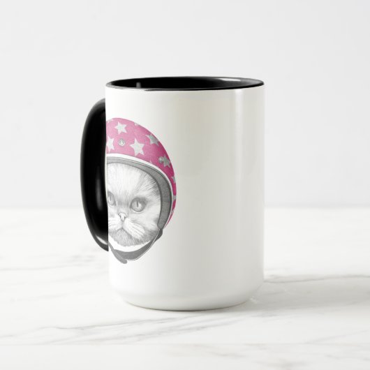 Perzische kattenrijder mok (Voorkant links)