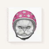 Perzische kattenrijder notitieboek (Voorkant)