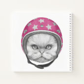 Perzische kattenrijder notitieboek (Achterkant)