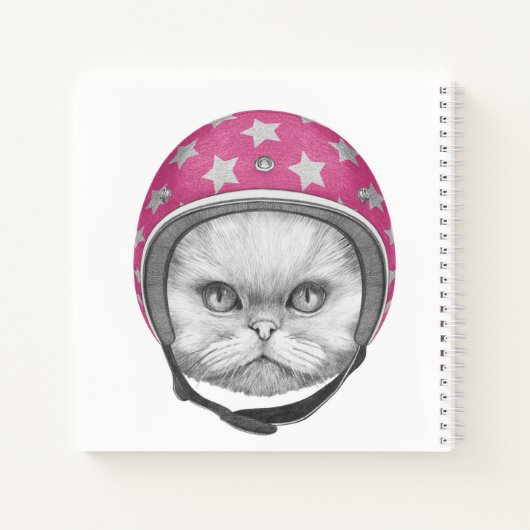 Perzische kattenrijder notitieboek (Achterkant)