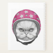 Perzische kattenrijder planner (Achterkant)