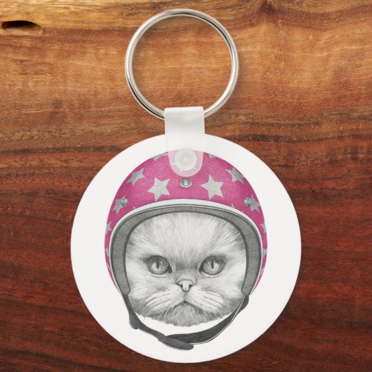 Perzische kattenrijder sleutelhanger (Voorkant)