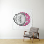 Perzische kattenrijder wandkleed (In Situ (horizontaal))