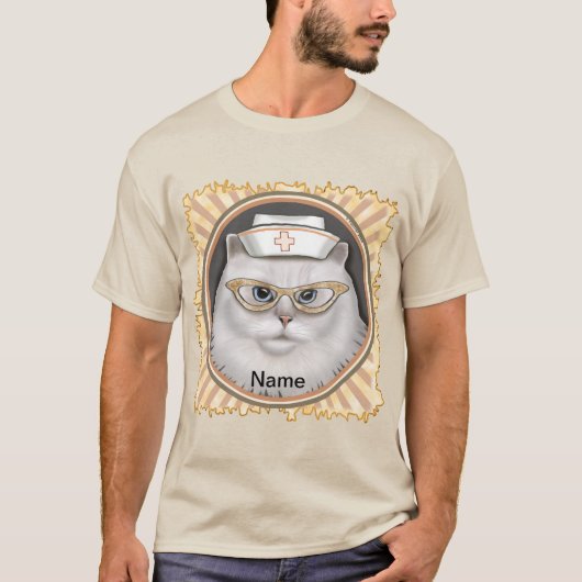 Perzische kattenverpleegster t-shirt (Voorkant)