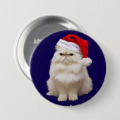 Perzische Kerst Knop Ronde Button 7,6 Cm (Voorkant /achterkant)