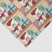 Perzische kerstkat tissuepapier (Detail)
