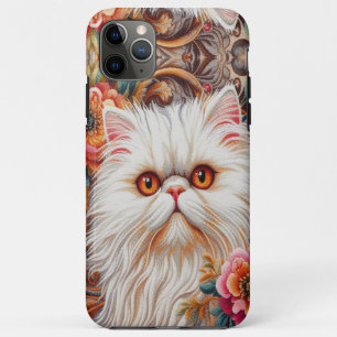 Perzische kitten bloemen, Bloemrijke verrukking Pe Case-Mate iPhone Case