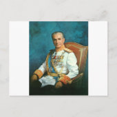 Perzische koning Mohammad Reza Shah Pahlavi Briefkaart (Voorkant)
