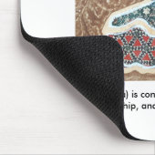 Perzische koningsmousepad versie 1 muismat (Hoek)