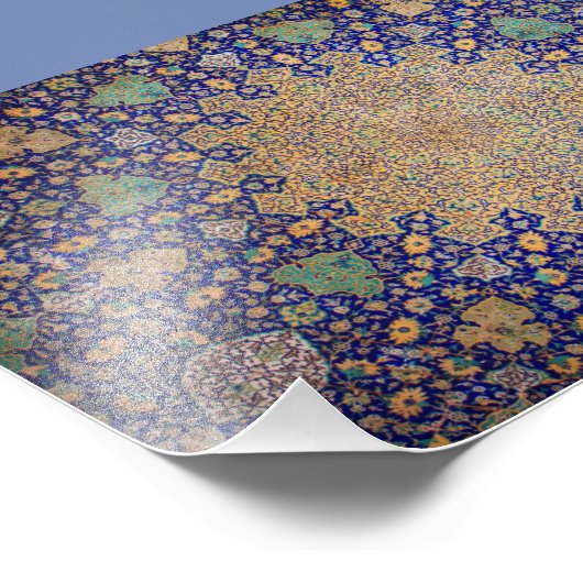 Perzische kunst foto afdruk (Hoek)