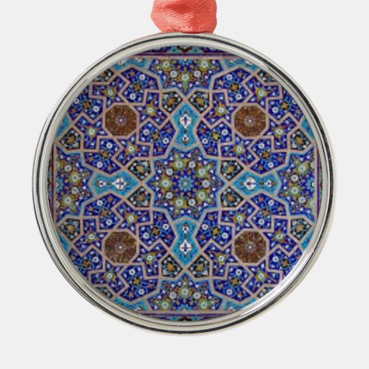 Perzische kunst metalen ornament (Voorkant)