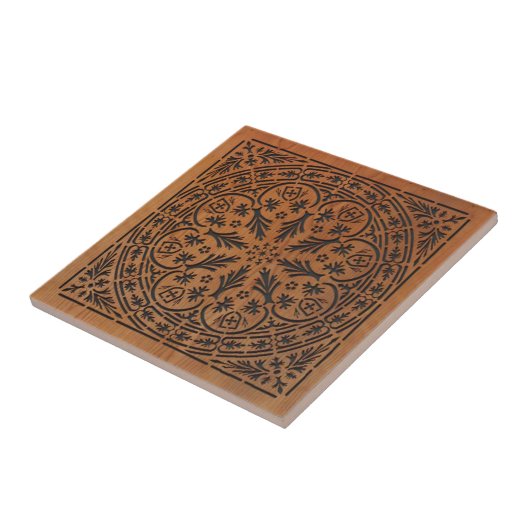 Perzische kunst tegeltje (Zijkant)