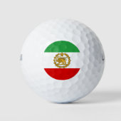 Perzische leeuw en zon vlag kroon Pahlavi monarchi Golfballen (Voorkant)
