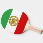 Perzische leeuw en zon vlag kroon Pahlavi monarchi Tafeltennisbatje (Zijkant)