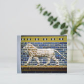 Perzische leeuw - Glazed Brick, Istanbul Briefkaart (Staand voorkant)