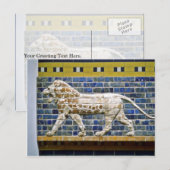 Perzische leeuw - Glazed Brick, Istanbul Briefkaart (Voorkant / Achterkant)