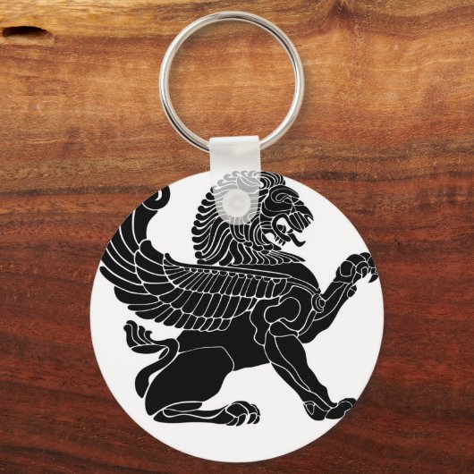 perzische leeuw sleutelhanger (Voorkant)