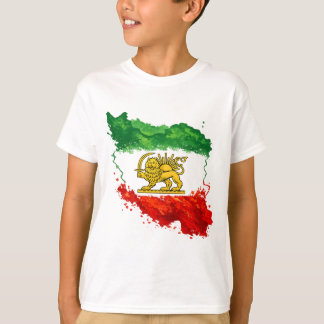 Perzische Leeuw & Zon Kids T-Shirt | Iran Kaart Jo