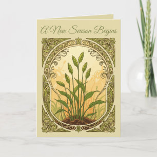 Perzische Lente Embleem Vintage Sabzeh Botanisch Kaart