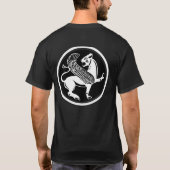 Perzische lion en Homa T-shirt (Achterkant)