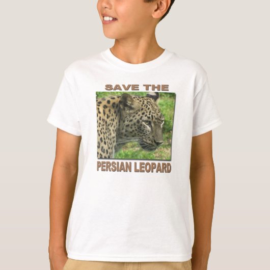 Perzische luipaard t-shirt (Voorkant)