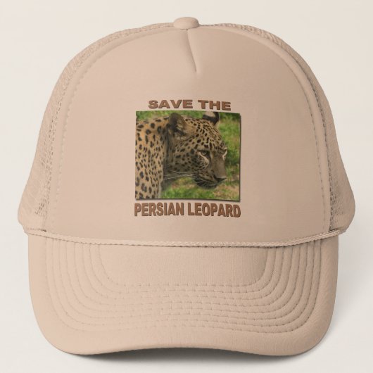 Perzische luipaard trucker pet (Voorkant)