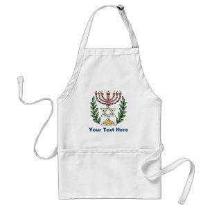 Perzische Magen David Menora Standaard Schort